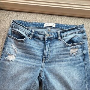 Buckle Payton Light Blue Distressed High Rise Jeans